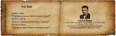 Lumea Poeziilor Trei Feţe Lucian Blaga Lumea Poeziilor Facebook