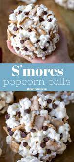 S Mores Popcorn Balls I Heart Eating Recipe Yummy Food Dessert Sweet Snacks Fun Desserts