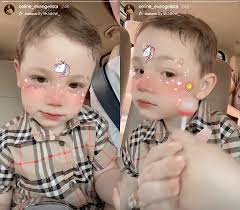 Gemesnya Kebangetan, Lucio Putra Stefan-Celine Evangelista Terpesona Lihat  Wajah Gantengnya Sendiri