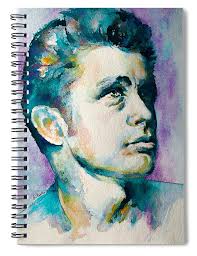 Rebel Without a Cause Spiral Notebook by Laur Iduc