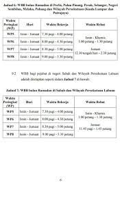 • sehari hari rehat mingguan dalam. Penambahbaikan Waktu Bekerja Berperingkat Wbb Penjawat Awam 2018
