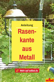 Rasenkante Aus Metall Selbst De In 2020 Rasenkanten Rasen Moos Im Rasen