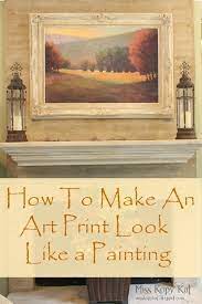 A bevy of baskets brings ample texture to a room. How To Make An Art Print Look Like A Painting How To Make A Framed Decoration Home Diy On Cut Out Keep