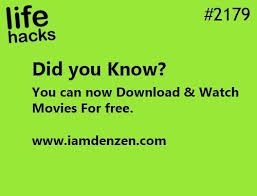 You Can Now Download And Watch Your Favorite Movies Online For Free On Www Iamdenzen Com Download Movies O Movie Hacks Life Hacks Websites Useful Life Hacks
