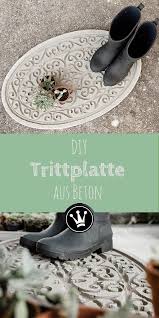Diy Trittplatte Aus Beton Fur Hauseingang Oder Gartenweg Selber Machen Garten Gartenweg Gartendeko Selber Machen