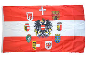 Wählen sie ihre österreich flaggen aus einer auswahl von über 30.000 flaggen 14 verschiedene größen qualität made in germany jetzt flagge auswählen. Flagge Fahne Osterreich Mit Adler Und Wappen Der 9 Lander Gunstig Kaufen Flaggen Shop Ch