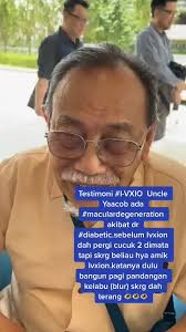 Good sharing dr Uncle Yaacob selepas amik #IVXion.Beliau ada #maculard...
