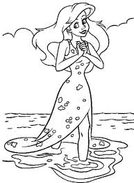 Disney princess coloring book compilation aurora cinderella jasmine moana elsa anna belle. 101 Little Mermaid Coloring Pages Ariel Coloring Pages