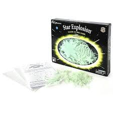 Great Explorations Glowing Star Explosion 735 Count Walmart Com Glow Stars Glow Star Night Light