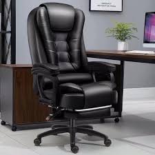 This stately chair features soft brown leather upholstery with a high scrolled back and arms with decorative brass nailheads. Bub S Leather Executive Office Chair Brown Ergonomic Computer Desk Chair With Wheels And Arms Swivel Task Chair Gaming Chair With Lumbar Support Lazada Ph