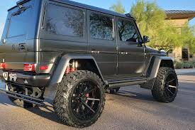 Lifted Mercedes G Class Goes In Style Wearing Matte Black Exterior Parts Carid Com Gallery In 2020 Mercedes G Class Mercedes G Black Exterior