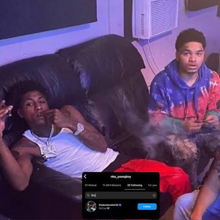 nba youngboy has followed nocap on instagram. they have reportedly squashed the  beef 👀🔥