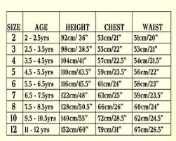 Paper Wings Clothing Size Chart Little Wings Clothing Size