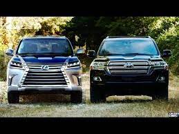 Both the lx 570 and the land cruiser have standard driver and passenger lexus' powertrain warranty covers the lx 570 1 year and 10,000 miles longer than toyota covers the land cruiser. 2016 Toyota Land Cruiser V8 Vs 2016 Lexus Lx 570 Suvs Comparison Toyota Land Cruiser Land Cruiser Toyota