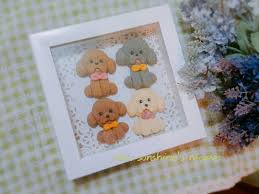 complete set of 4 poodle cookies 4色poodle手搓曲奇 characterfood foodart kawaiifood foodforkids cookie kidsfood cart cartoon cookie food art kids meals