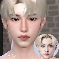 Sims characters : Felix Staykids