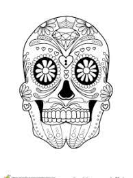 coloriage tetes de mort du mexique sur hugolescargot com tete squelette coloriages gratuits lenas ranch