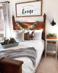 Use our 3 piece ivory pintuck comforter set as the focal point of your bedroom. Farmhouse Guestroom Decor With Old Fashioned Wood Bed Grey Night Stand And Throw Sconce Lighting Ma Guest Bedroom Decor Bedroom Night Stands Remodel Bedroom