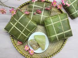 Vietnamese Banh Chung Cake Incense Travel Traditional Food Vietnamese Recipes Vietnam Food