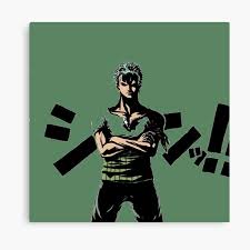 Zoro and kuma face off. Zoro Canvas Prints Redbubble