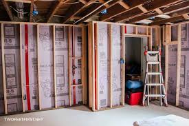 Ideally, exterior insulation should be installed before backfilling walls. Insulating And Framing A Basement