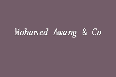 Mohamed Awang Independent Auditor In Kuala Terengganu