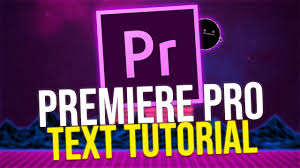 Adobe premiere pro cc 2019, 2020. In Premiere Pro Text Einfugen Und Animieren Adobe Premiere Pro Cc Tutorial Aced Youtube