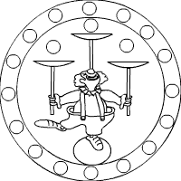 Ein respektvolles miteinander und eine faire bezahlung stehen bei mandala. Clown Mandala Circo Palhaco Artes