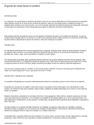 El libro electrónico incluye pdf, epub y la versión kindle. Engorda De Vacas Flacas En Pradera Vacas Heno