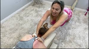 I Spent 1 Hour Pushing Into Her Back and Released the DEEPEST Back CRUNCHES  - YouTube