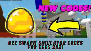 Here are listed all the roblox bee swarm simulator codes 2021 that have been created. Bee Swarm Simulator Codes For Eggs May 2021 Latest Bee Swarm Simulator Codes List Here