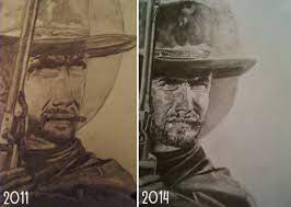 72 before and after drawings show practice makes perfect drawing now artist draw