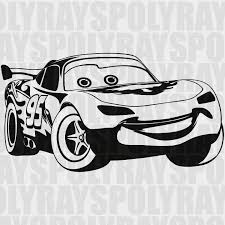 Lightning Mcqueen Svg Car Instant Download Disney Mcqueen Stencil Red Car Svg Stensil Vector Clipart Pdf Cars De Disney Disney Illustration Disney Cars