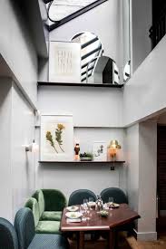 Best Hotel Decoration And Lighting Ideas With A Mid Century Touch To Your Lobby Hall Bar Lounge Resta Henrietta Hotel Restaurant Interior Restaurant Design