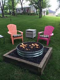 Gas Fire Pit Ring Insert Fire Pit Design Ideas Fire Pit Landscaping Fire Pit Backyard Backyard Fire