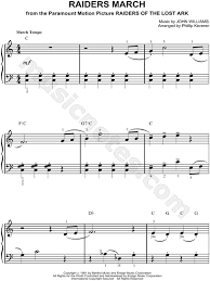 Raiders March From Indiana Jones And The Raiders Of The Lost Ark Sheet Music Easy Piano Piano Solo In C Major Download Print Easy Piano Sheet Music Download Sheet Music