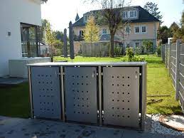 mulltonnenbox edelstahl nicht nur schon anzusehen auch praktisch eine mulltonnenbox vor ihrem hau mulltonnenbox mulltonnenbox edelstahl mulltonnenverkleidung