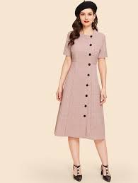 Pin By Mimi Sade On Fashion Obession Womens Midi Dresses Latest Fashion Dresses Plaid Dress