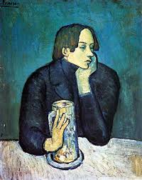 Elle tire son nom de la teinte dominante de ses tableaux. Picasso Le Bock 1901 Pablo Picasso Peinture Picasso Peintures Picasso