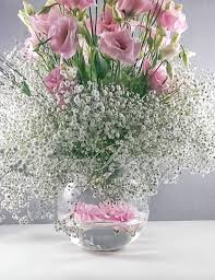 Pembe Lisyantus Yuvarlak Masa Cicegi Arreglos Florales Arreglos