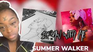 Summer walker album cover drawing. Summer Walker Sped Up Drawing Itsyourgirltad Youtube