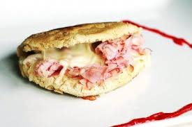 Ham And Cheese Arepa Recipe Ham And Cheese Arepas Food