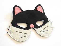 Black Cat Kid Animal Mask Children Carnival Mask Dress Up Costume Accessory Boys Girls Toddlers Felt Pr Animal Masks For Kids Felt Animal Masks Animal Masks