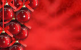 Red Christmas Ornaments On A Red Background Christmas Holiday Wallpapers Christmas Easter Valentine S Day And Many Other Holidays Wallpape Fond De Noel Noel