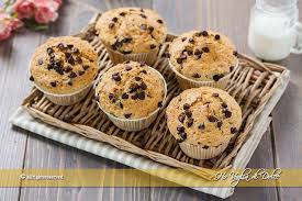Ricette torte con farina integrale. Muffin Con Farina Integrale E Gocce Di Cioccolato