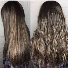 Cool And Ashy Brunette Love It Straight Love It Curly Color By Hairbyalipartain Ha Balayage Straight Hair Medium Curly Hair Styles Brunette Balayage Hair