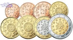 500 jahre weltumsegelung magellan, 2 euro münze 2019 in farbe, portugal. Portugal 1 Cent 2 Euro 3 88 Kursmunzen Kompl Satz 2009 Mit Der 2 Euro Munze Lusofonia 8 Munzen Stgl Ma Shops