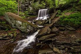 Harrison wright falls at ricketts glen state park. Hiking The Falls Trail Ricketts Glen Trails Unblazed