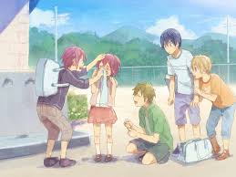 Animeboy c4d free haruka nanase animewallpaperhd freeiwatobiswimclub harukananase freeeternalsummer animeboyswim. Anime Free Nagisa Hazuki Gou Matsuoka Rin Matsuoka Haruka Nanase Makoto Tachibana Hd Wallpaper 1920x1440 Wallpaper Anime