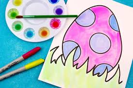 The classic black sharpie is always nice, but don't forget about all the colorful and metallic sharpies for the festive season. Simple Easter Watercolor Craft Using Sharpies Meraki Mother